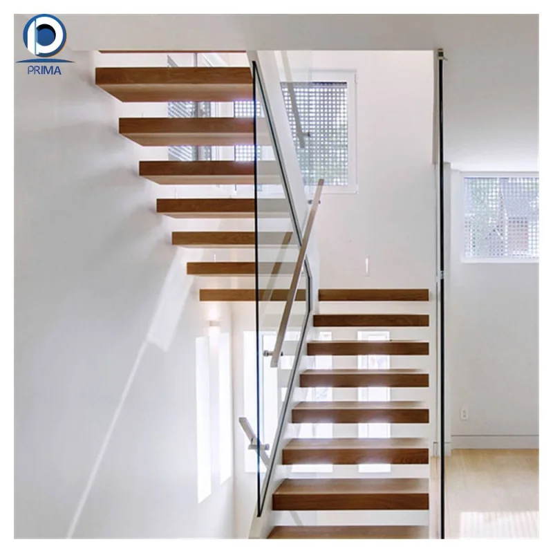 custom.Prima Hot New Products Wood Straight Floating Stairs Loft Ladder Attic Stairs