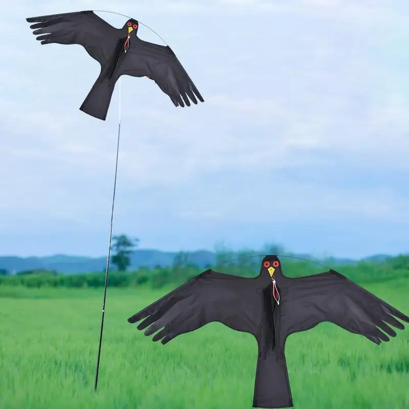 

New Bird Repelling Eagle Kite Emulation Flying Hawk Drive Bird Kite For Garden Yard Farm Home To Fly Bird Repeller