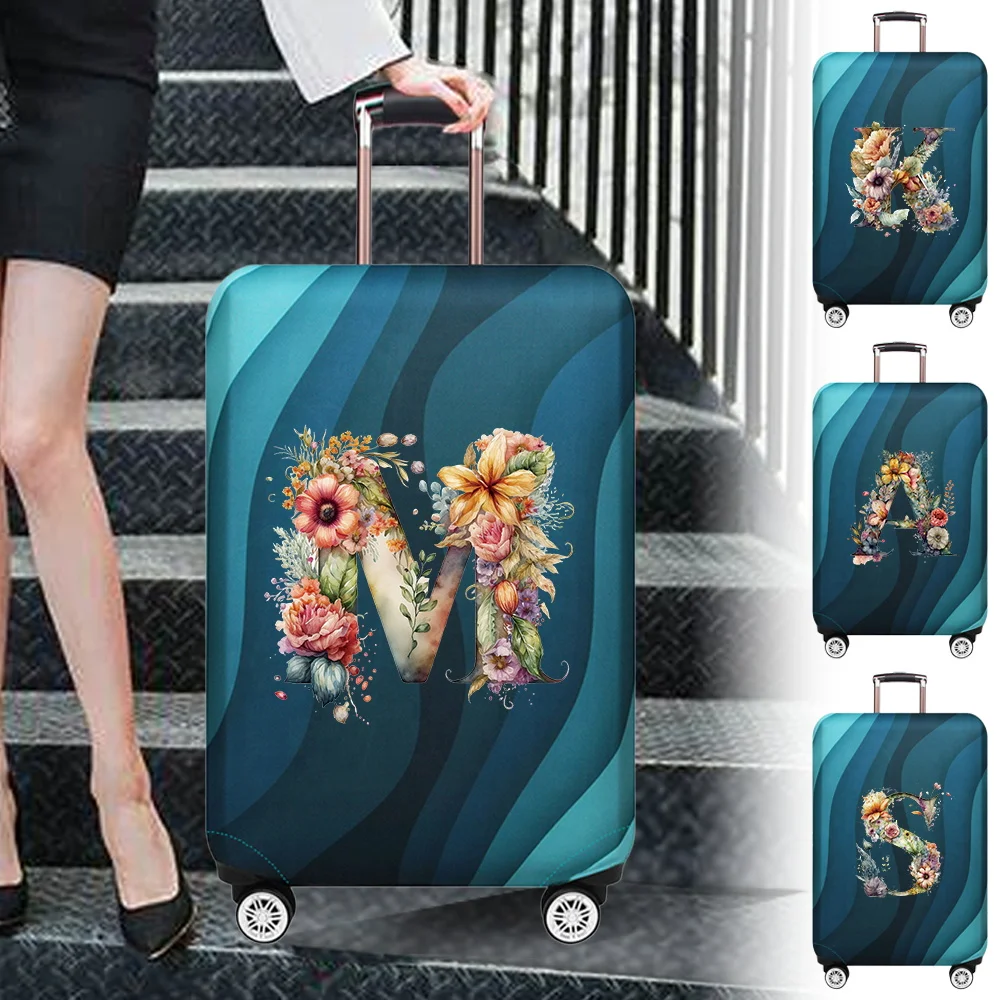 Luggage Cover Stretch Fabric Suitcase Protector Baggage Engrave Image Series Dust Case Cover Suitable18-32 Inch Travel Organizer