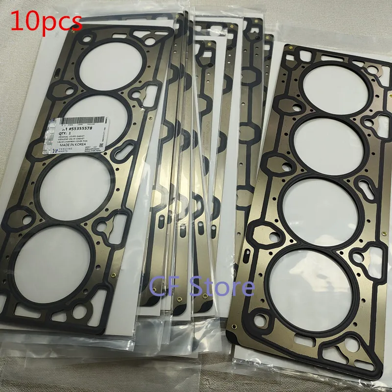 10PCS Engine Cylinder Head Gasket For Chevrolet Cruze Aveo5 Pontiac G3 1.8L GMC Opel Insignia Zafira 55355578