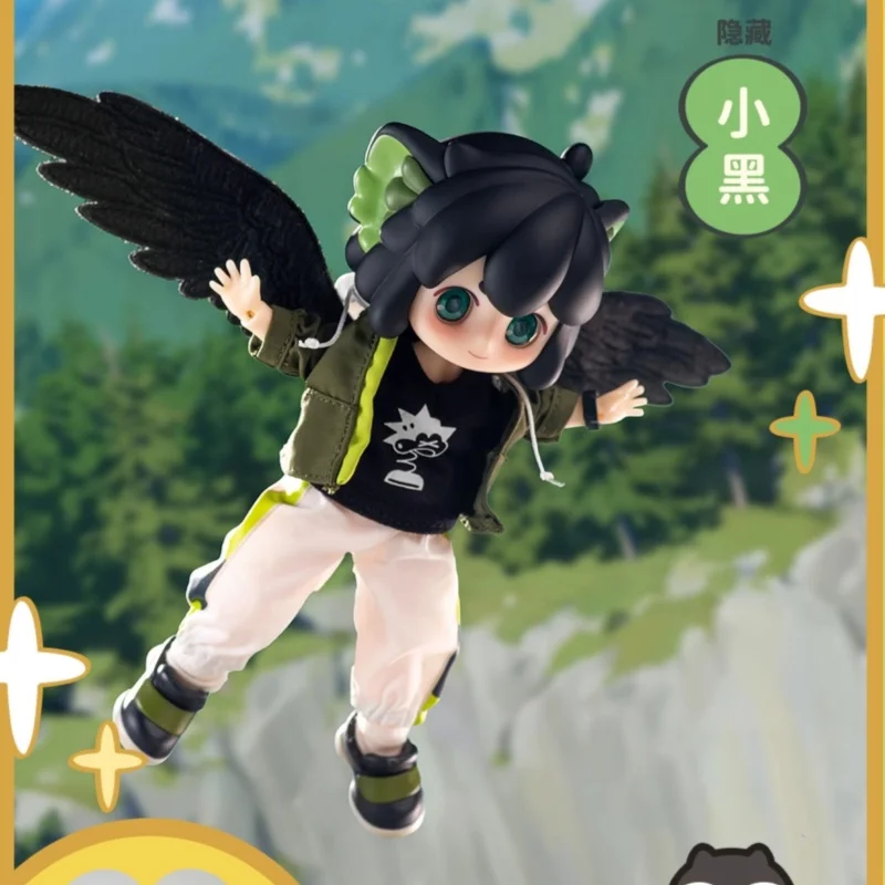 シモントイズ 羅小黑伝説 2 1/12 BJDシリーズ ブラインドボックス 可愛い可動関節 コレクション デスクトップオーナメント ファッションギフト