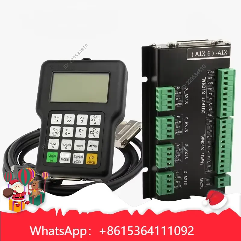 Widely Applied， for A18E 4 Axis Linkage Motion DSP CNC Controller Router Engraver Cost effective，1pc