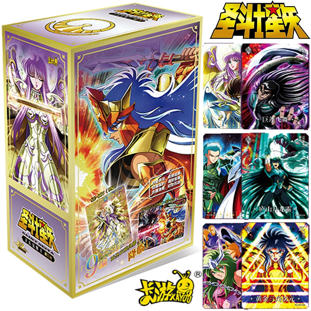 

Kayou Saint Seiya Collection Card For Children Shiryu Phoenix Ikki Japanese Fantasy Anime Exquisite Limited Game Card Table Toys