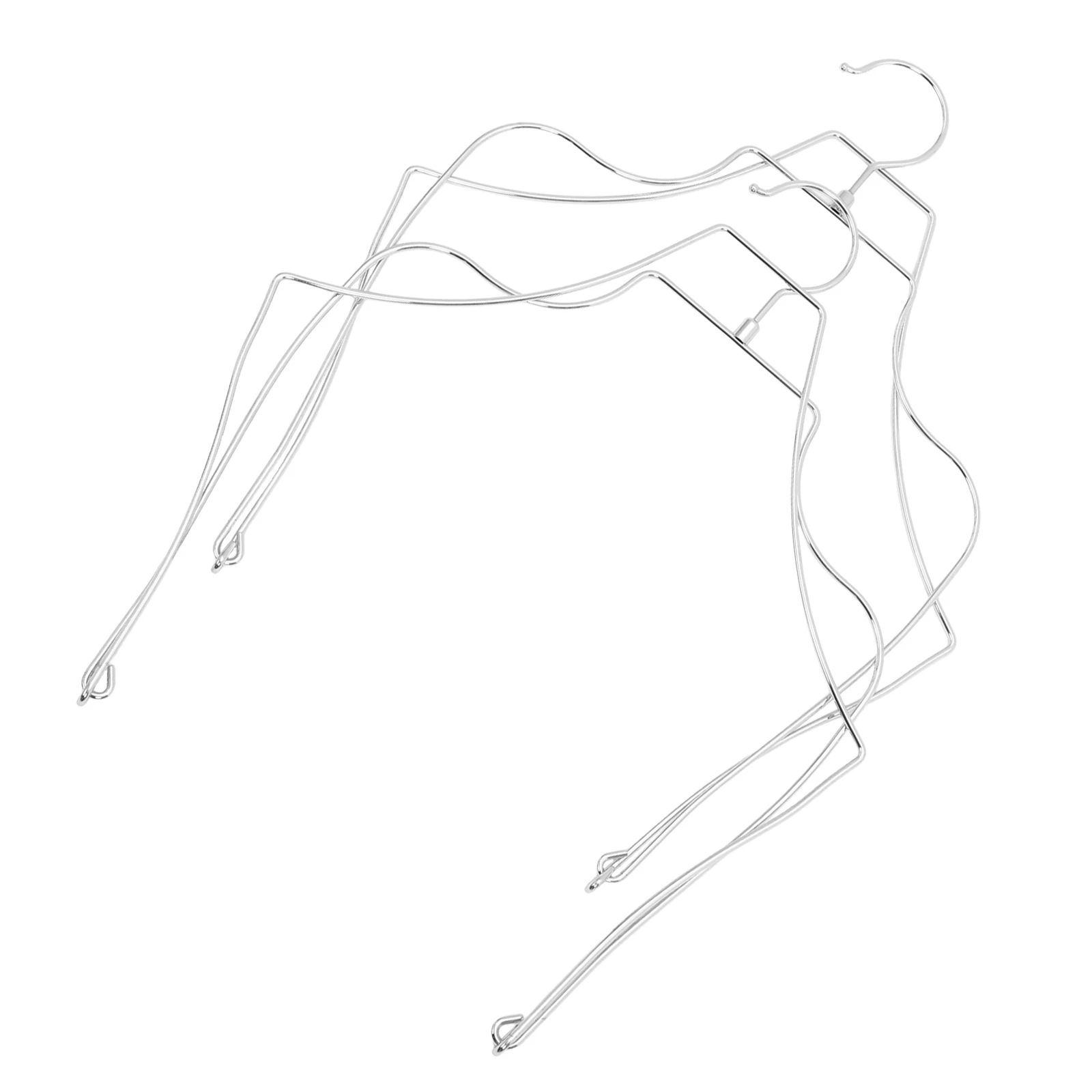 

2Pcs Swimwear Display Hanger Metal Foldable Bikini Rack Drying Organizer for Swimsuits Swimsuit Hanger Lingerie Hanging Rack