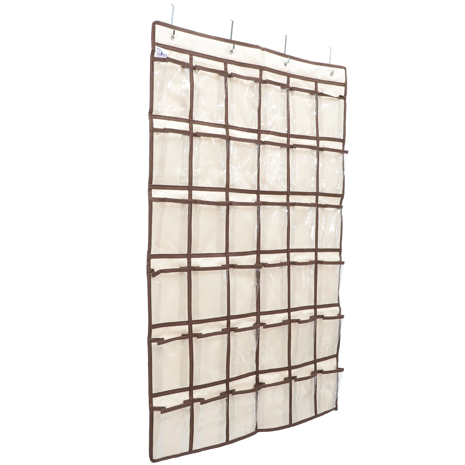 

36 Grid Hanging Bag Wall Mount Phone Holder Classroom Cell Phone Storage Calculator Holder Oxford Cloth Jewelry Stand