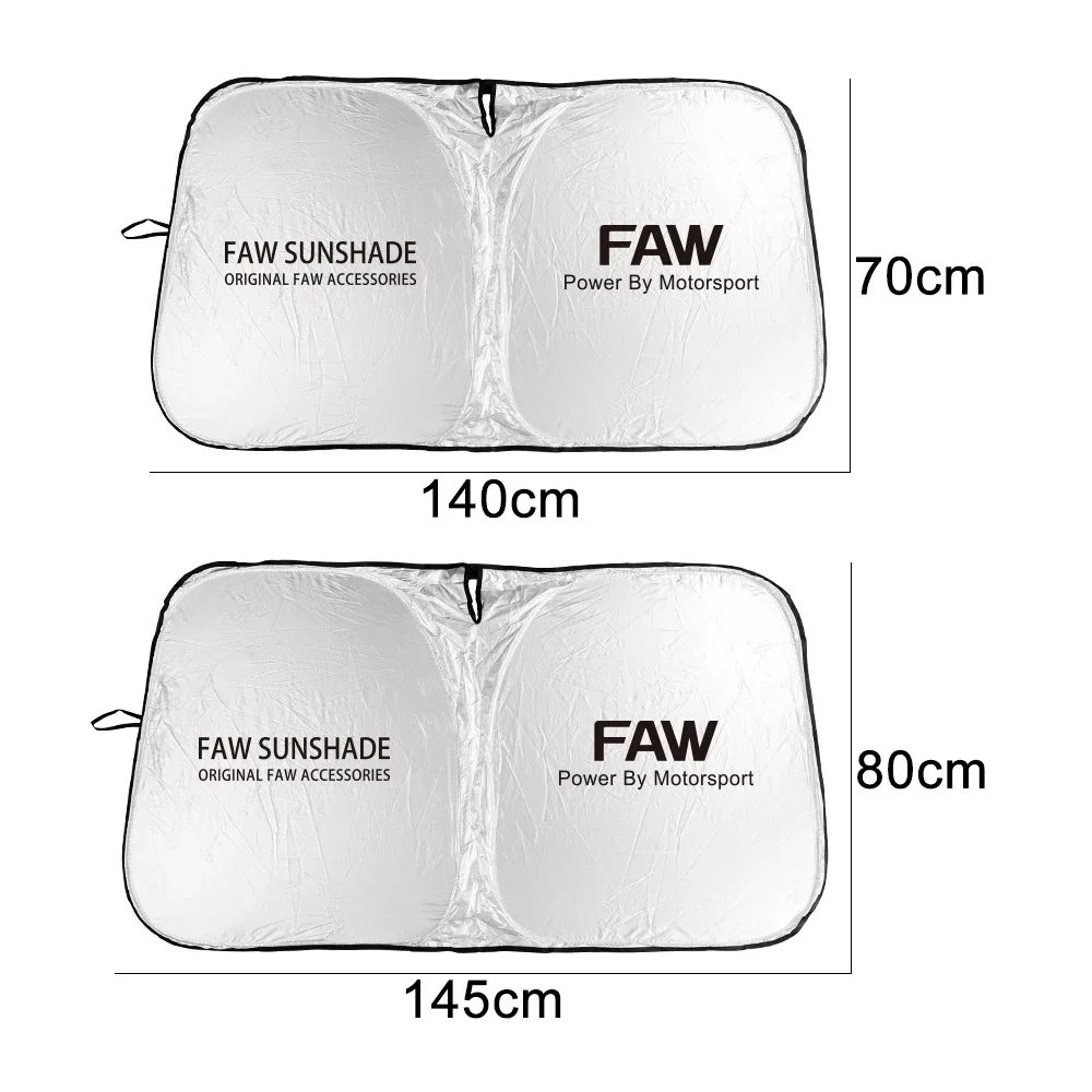 أغطية تظليل شمس للزجاج الأمامي للسيارة ، أقنعة نوافذ أمامية ، مظلة لـ FAW V5 ، X80 ، B50 ، Besturn X40 ، T77 ، V2 ، Vita ، F5 ، V70 ، D60 ، J6 #6