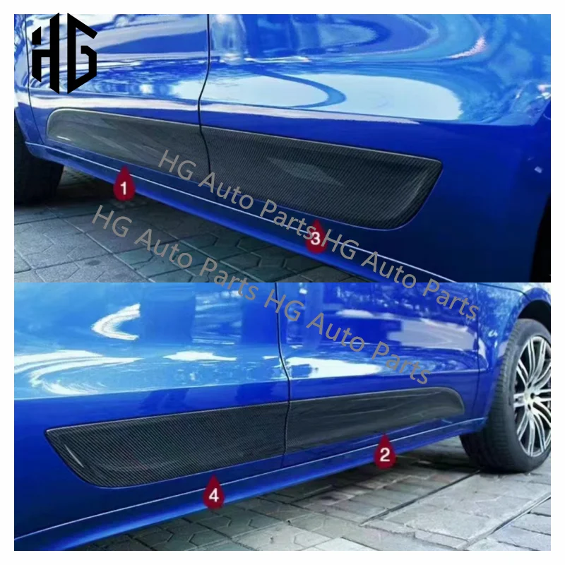 Car Side Door Molding Protector For Porsche Macan Door Panel Trim Decoration Cover Outside Sticker Car Accessories