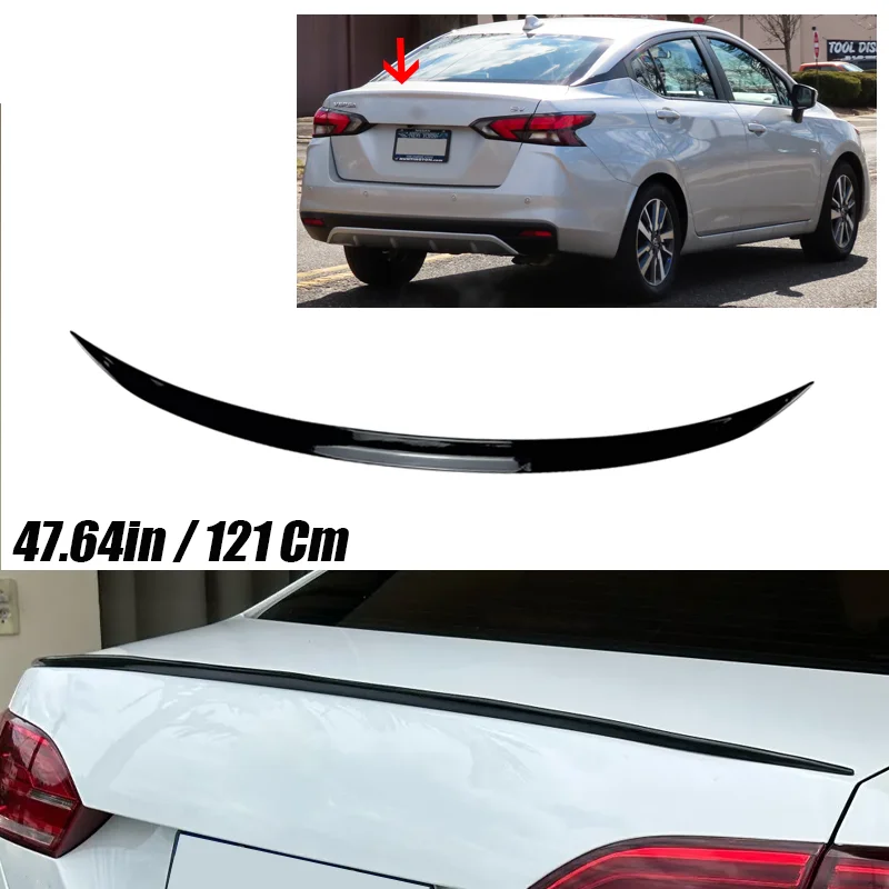 Alerón Trasero para Techo de Auto, para Nissan Versa, BYD King, Kia Forte K3, Chevrolet Aveo, VW Virtus, Mazda2, Mazda3