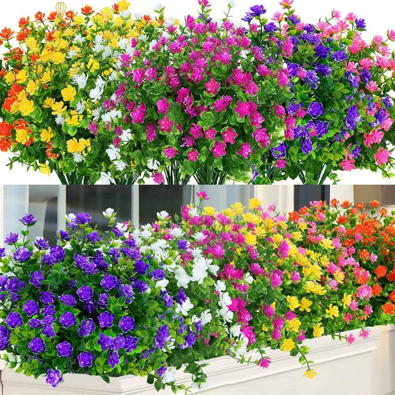 

1 Bundle Gypsophila Bouquet Artificial Flowers Rose Flower Greenery Shrubs Plants Fake Flowers Indoor Outdoor Plant Garden Decor