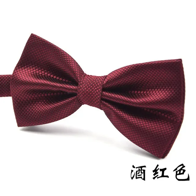 Tie new wedding best man business formal men\'s and women\'s polyester tie new butterfly bow tie