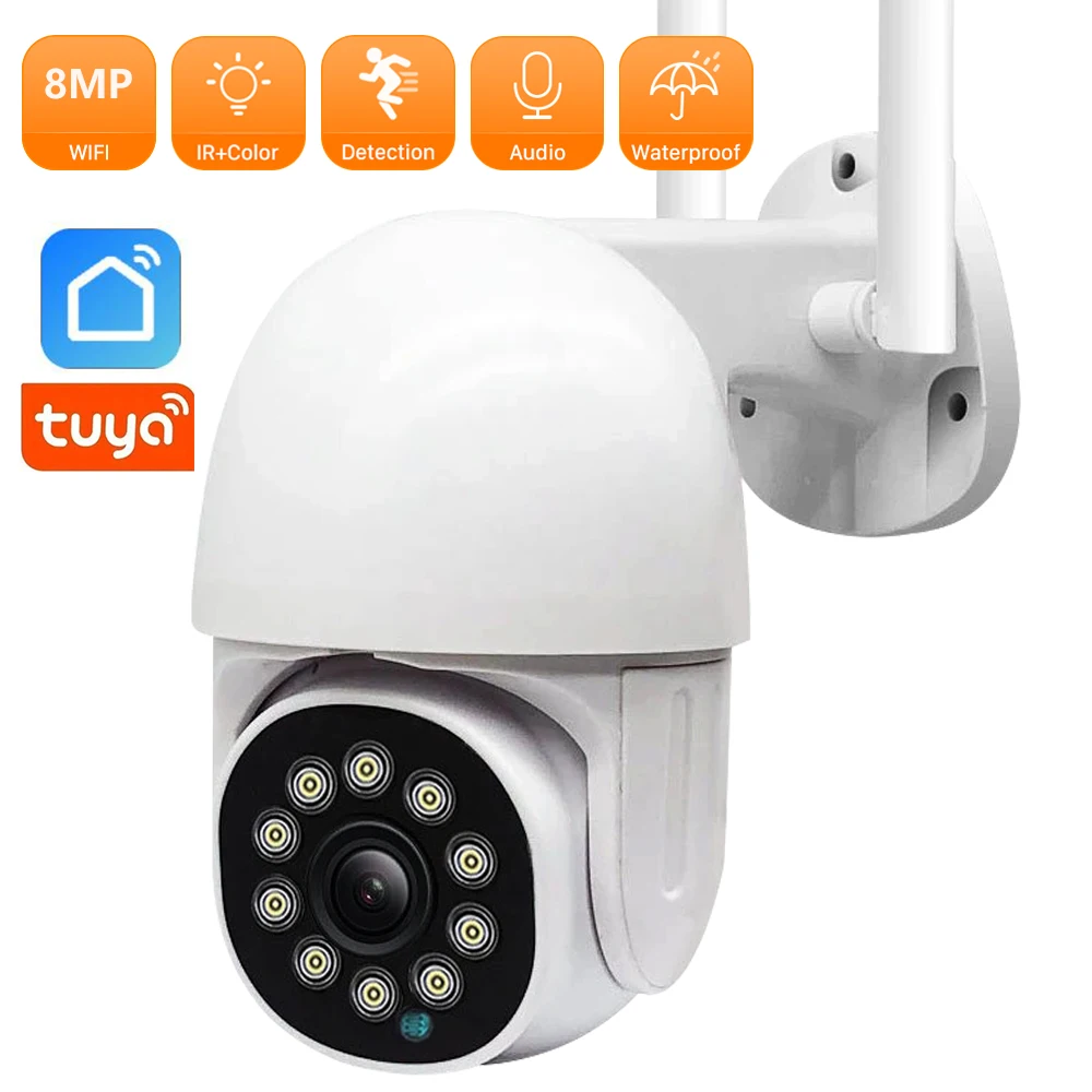 ANBIUX 3MP Tuya Camera Home 1080P HD Waterproof External Wifi Video Camera Surveillance Smart Life Auto tracking Security Camera