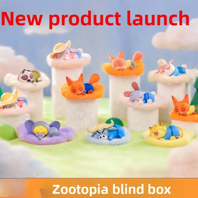 

Disney Zootopia 2, милые аниме-мультфильмы, серия Pat-a-cake, плюшевые куклы, фигурки слепых коробок, креативные студенческие игрушки, рождественские подарки