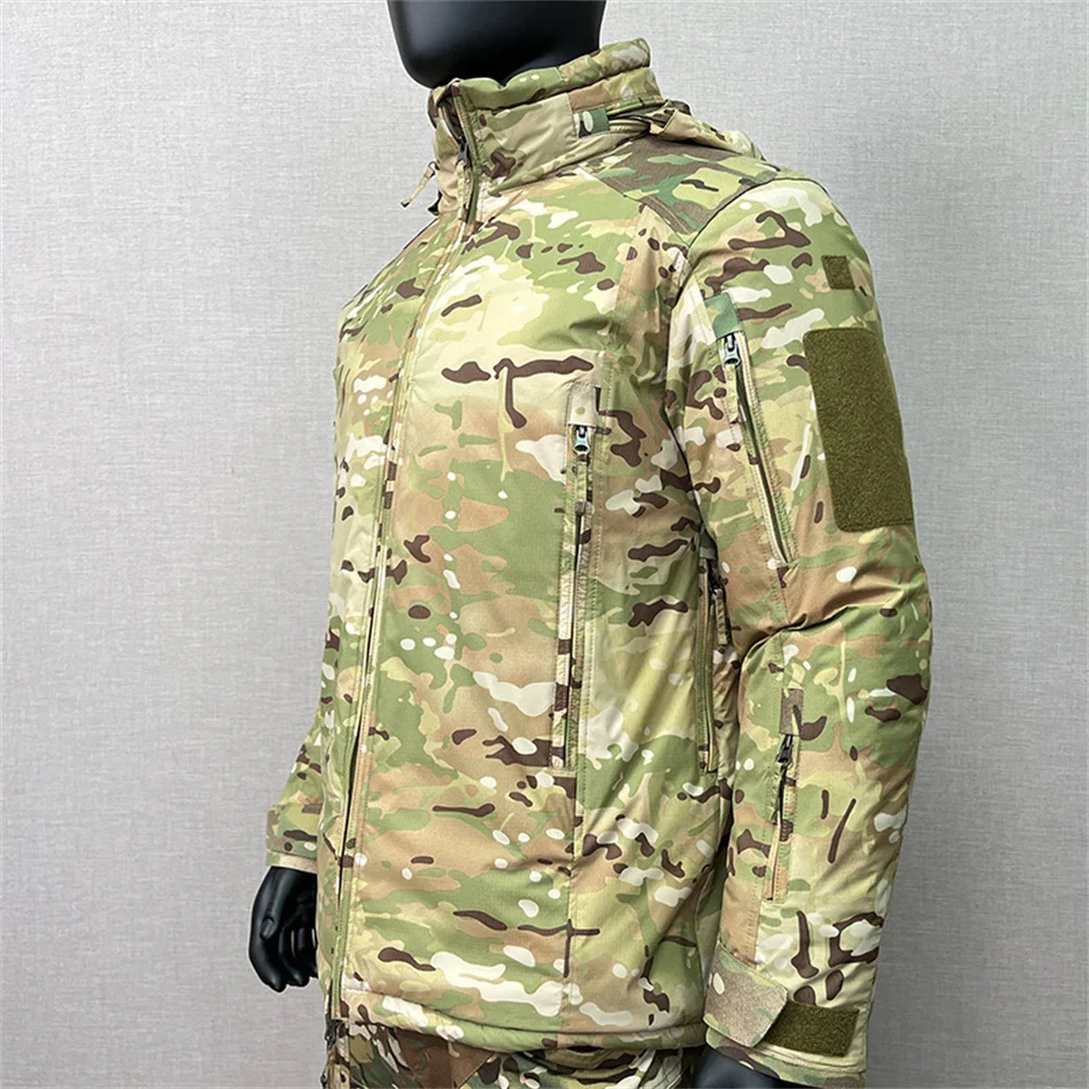 Tactical Tom outdoor cotton clothing men's winter camouflage clothing splash proof, windproof, and cold proof Camping clothing