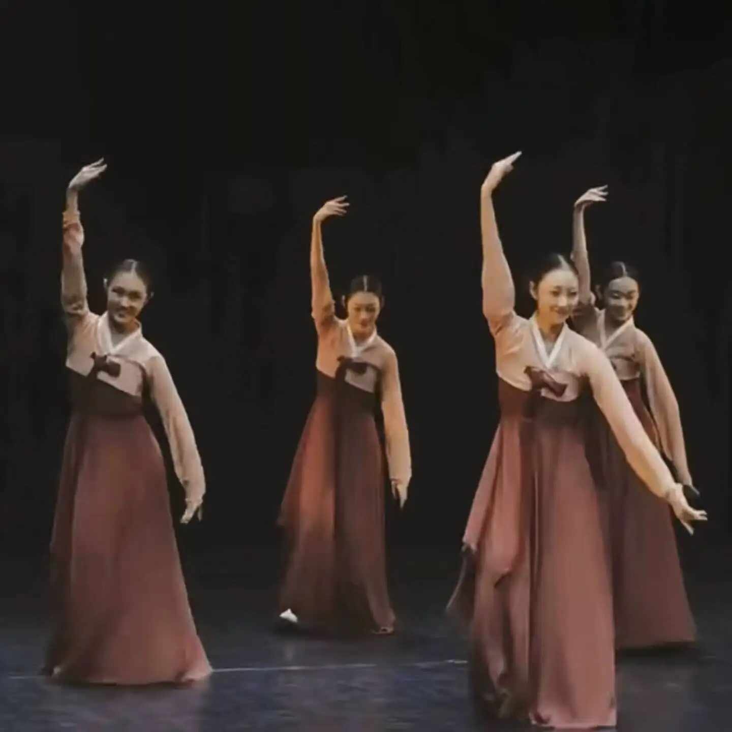 North Dance Korean Dance Costume Practice Outfit Women's Set Folk Dance Performance Dress Basic Training Classical Dress
