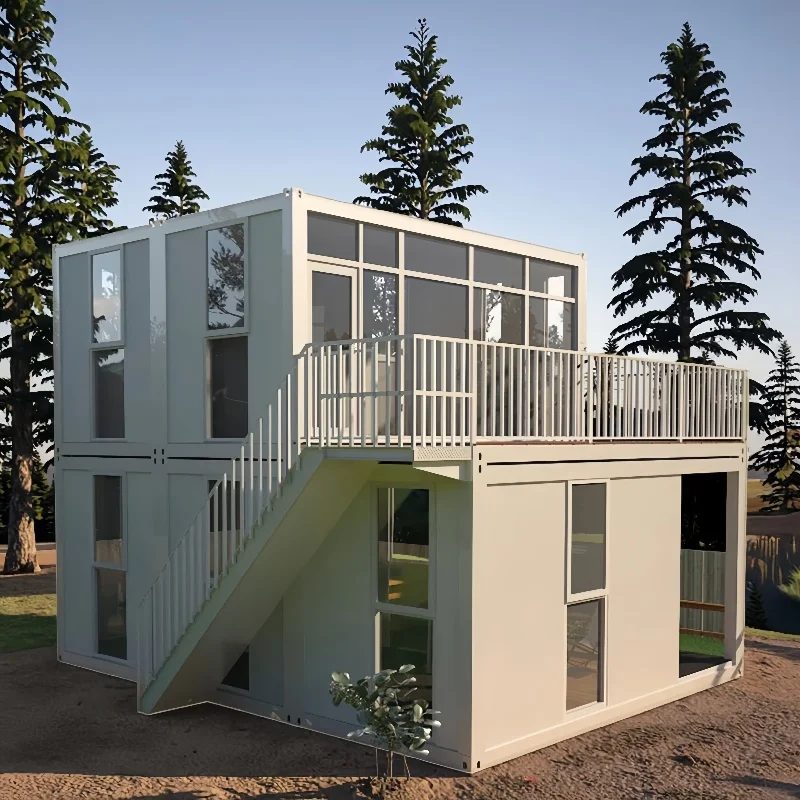 Customized New 20FT 40FT 3 Bedroom Luxury Living Home Prefab House Expandable Container Homes with Bathroom