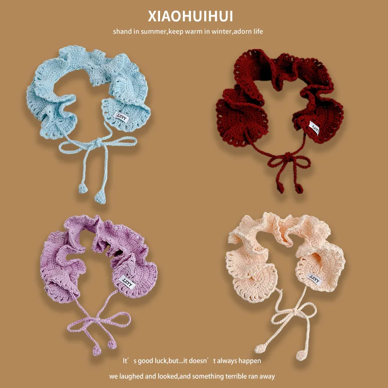

Original Handmade Ruffle Leaf Edge Headband Girls Sweet and Cute Parent-child Style Drawstring Headband