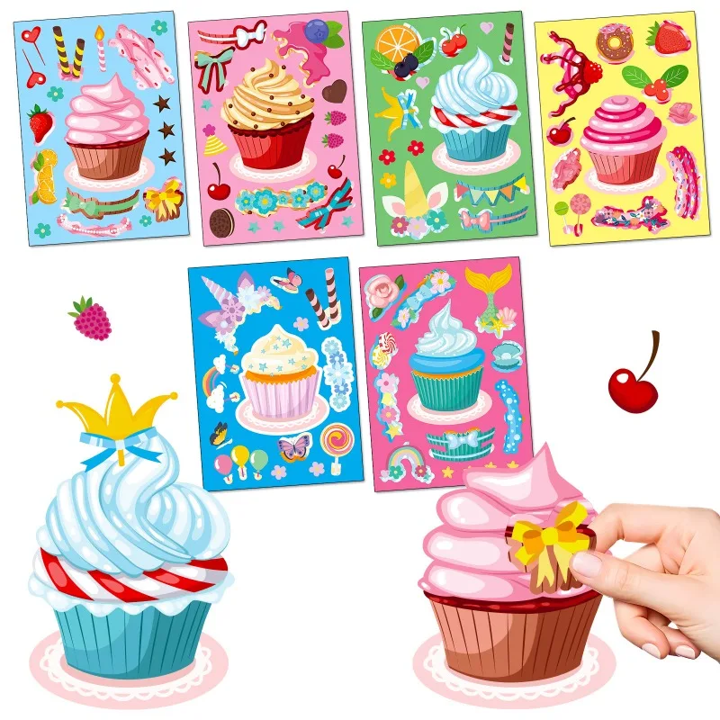 

Тематические наклейки с лицом, интерактивные наклейки-головоломки «сделай сам», идеально подходящие для раннего обучения, художественный ремесленный декор, принадлежности для занятий спортом