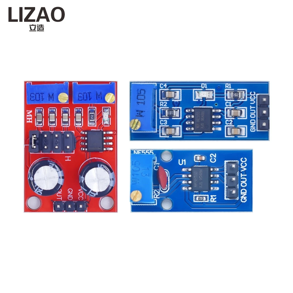 NE555 Waveform Generator Board, DC Adjustable Pulse Signal Module, High Precision Signal Controller for Stepper Motor Driving