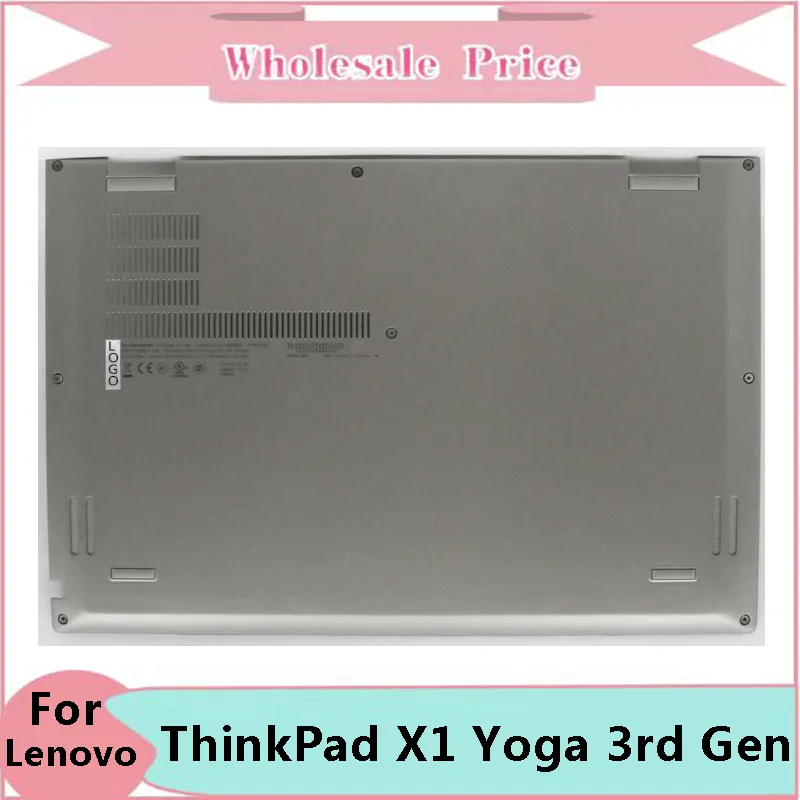 New Original For Notebook ThinkPad X1 Yoga 3rd Gen Base Cover/The Bottom Lower Cover Case Silver 01YT269