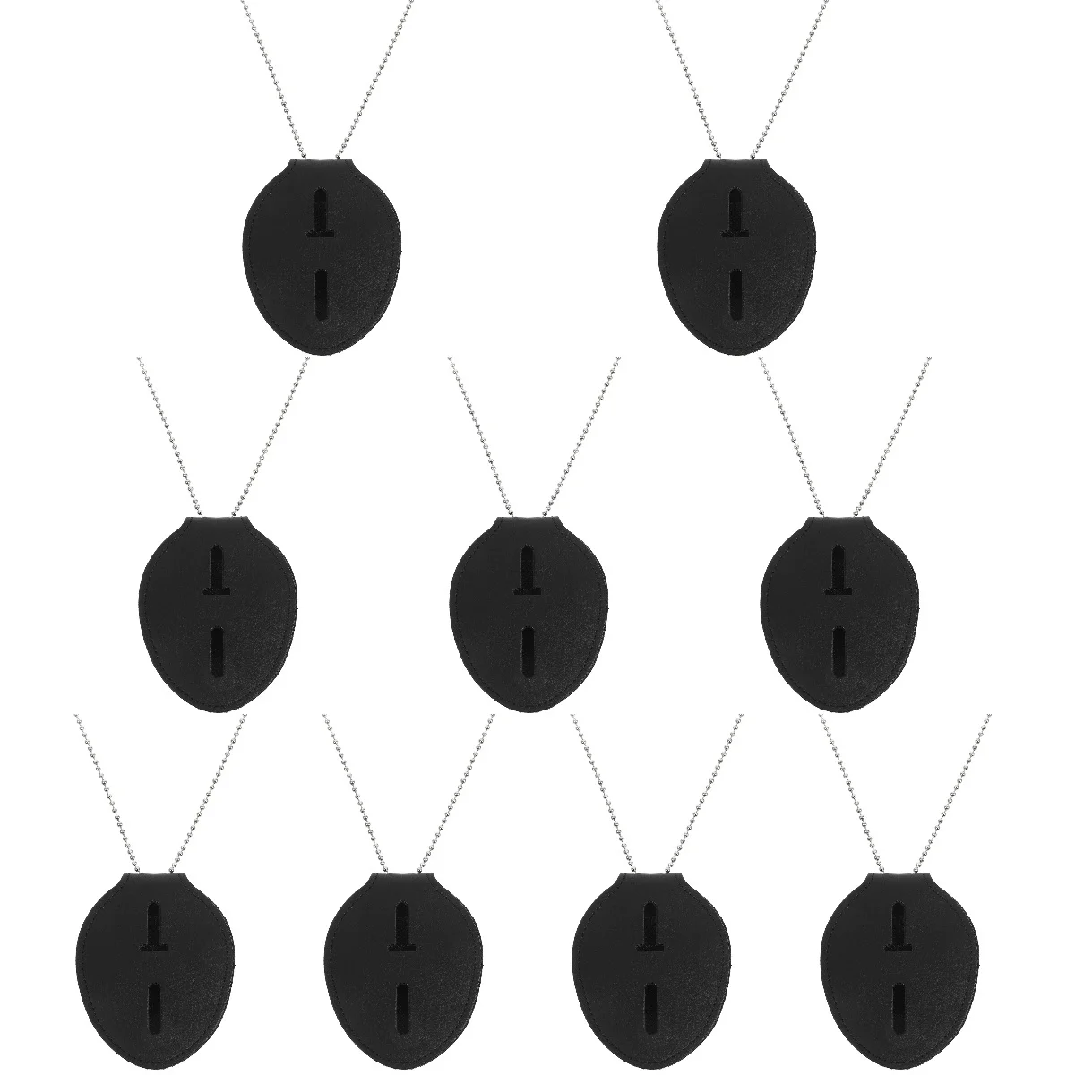 

9pcs 9 PCS Id Badge Holder with Lanyard Ski Card Zipper Police Accessories Guitar Work Name Medical Security Sleeves