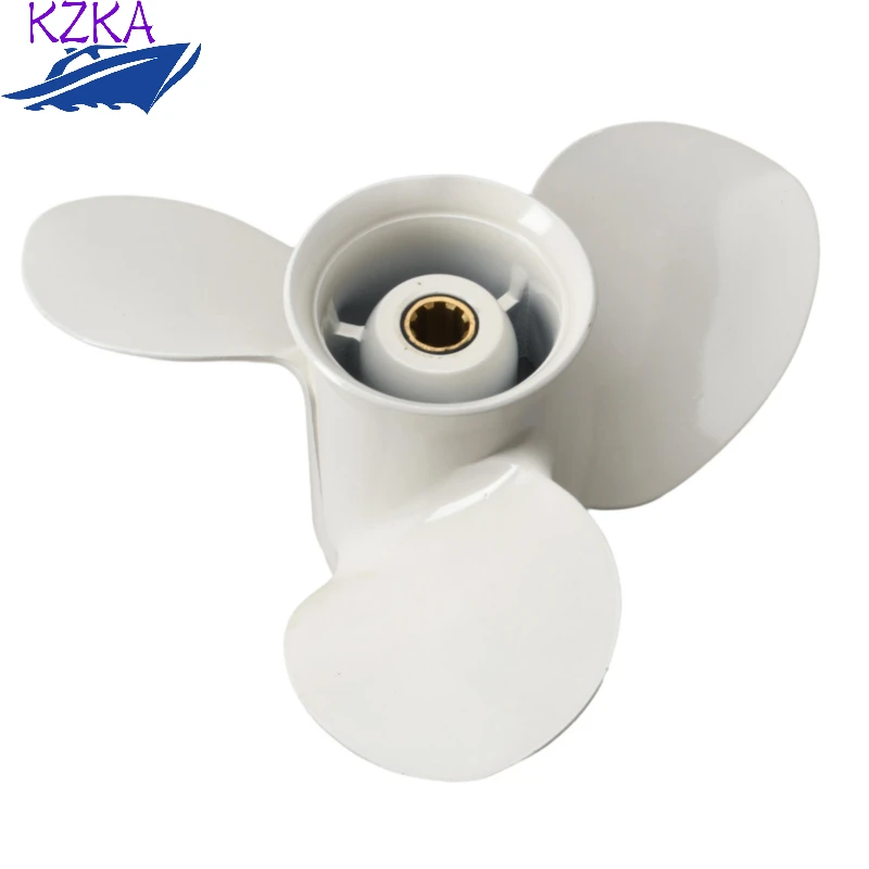 63V-45945-10-EL Yamaha Propeller 9 1/4x9 For 9.9HP F9.9 15HP Boat Motor F15C F15 F20 Aluminum 8 Tooth Spline RH 63V-45945