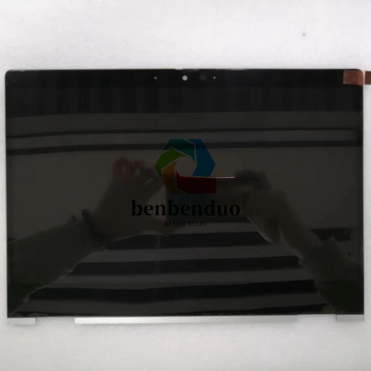 Para hp probook x360 435 g8 hu display lcd tela de toque montagem quadro completo