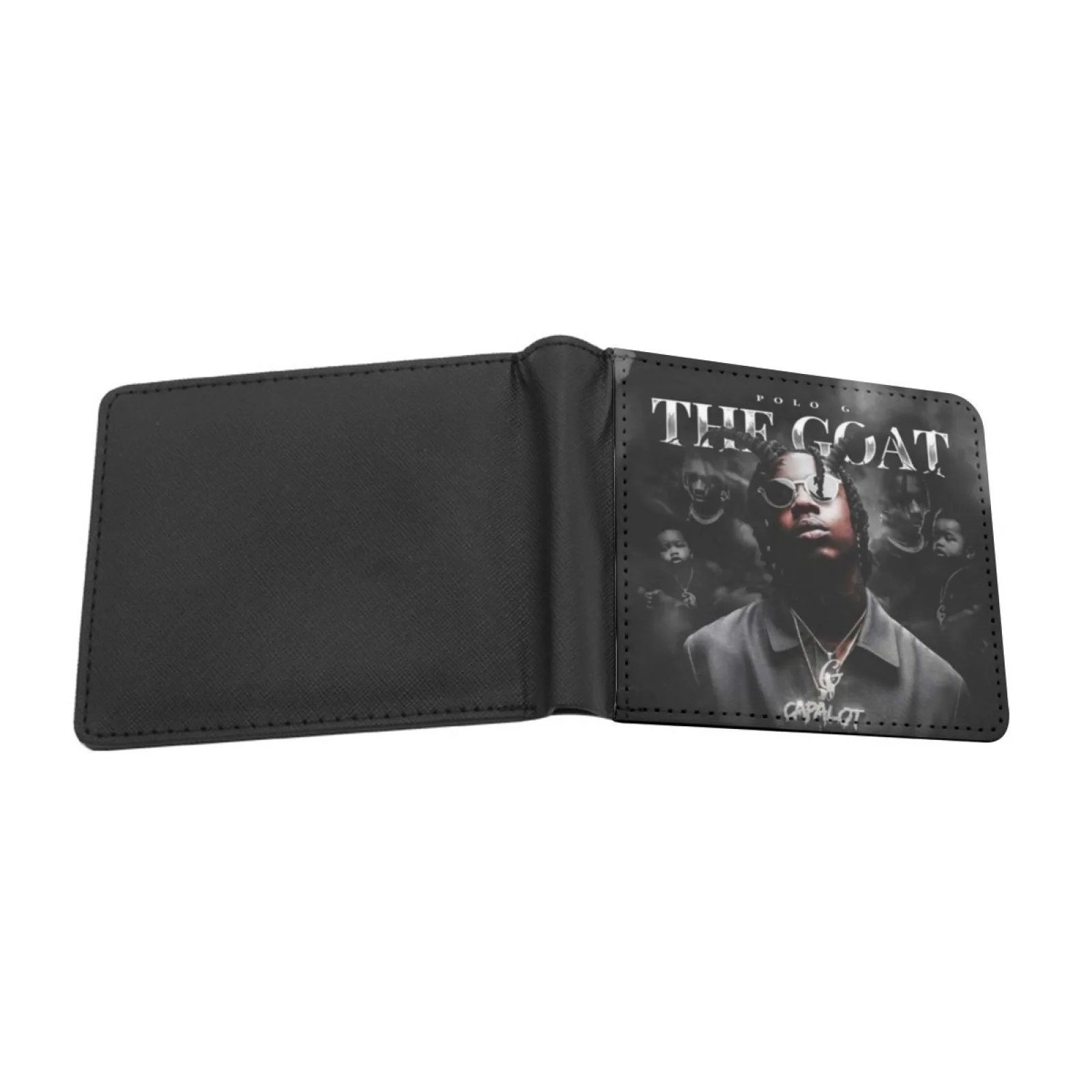 G The Goat New Men's Wallet Short Fashion Pu Leather Wallet Multi Card Wallet Rapper Youngboy Nlechoppa The Goat Hiphop Rap