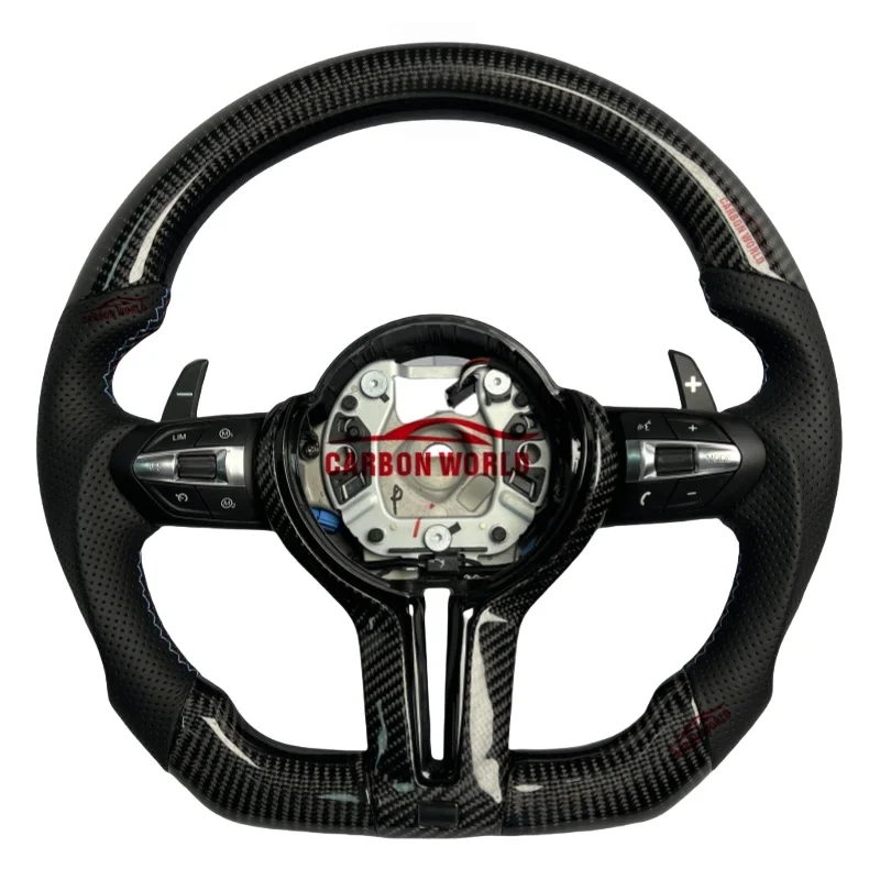 

For BMW Old Model Upgraded to New Model E60 E70 E71 F10 F06 F12 F15 F16 F20 F22 F30 F31 F32 F33 F36 Carbon Steering Wheel