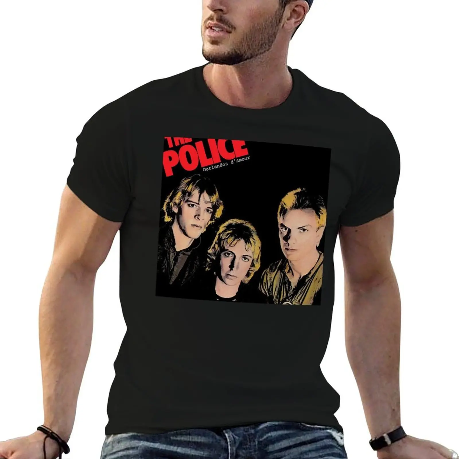 

The Police - Outlandos d'Amour album 1978 T-Shirt graphic t shirts for man t shirt custom print T-Shirt