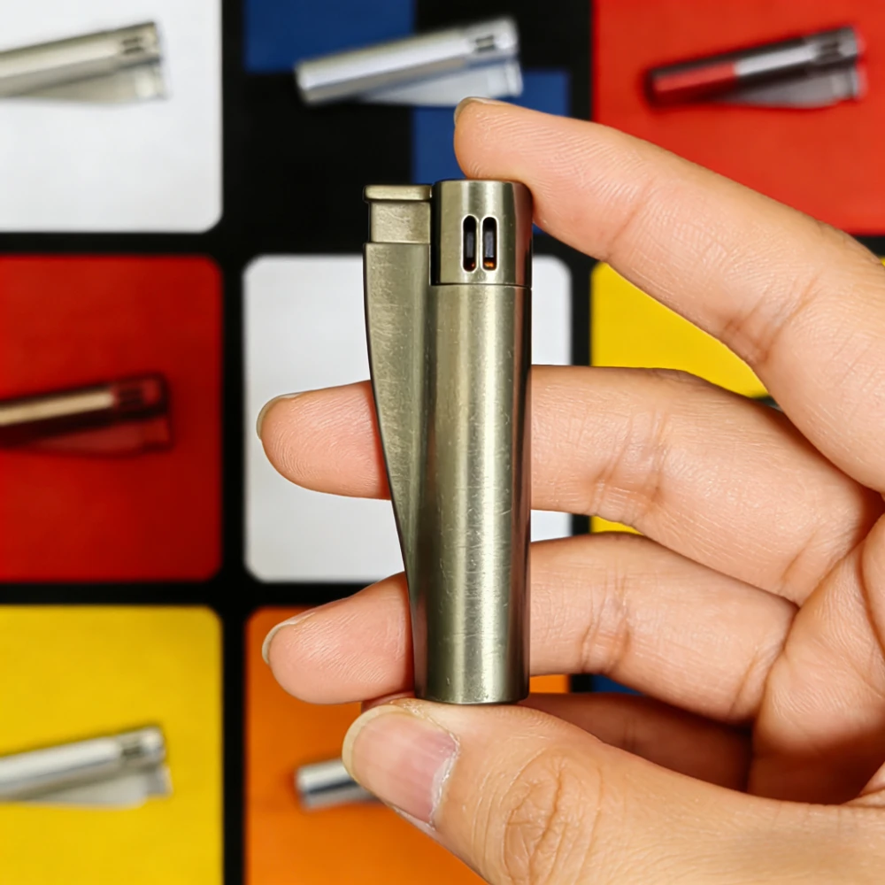 

Retro Portable Windproof Lighter Butane Gas Turbo Jet Torch Lighters Cigarette Gadget Men's Gift Outdoor Camping Burner