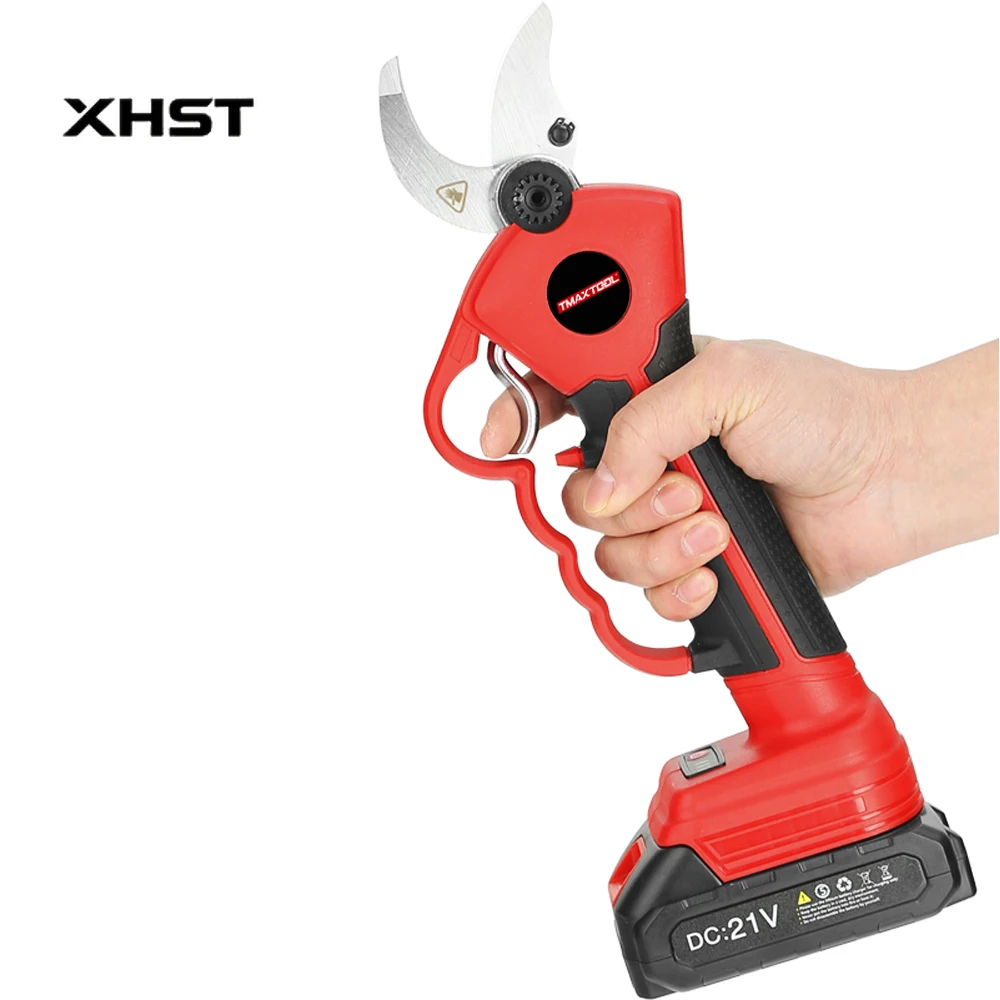 Lithium Battery Power Pruning Scissors Professional Electric Pruner Vineyard 32mm Electric Cordless Pruning Shears