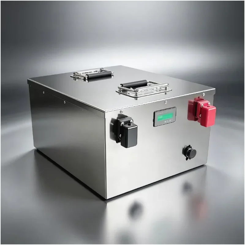 48V 100Ah 200Ah Rechargeable Lithium Battery Outdoor Camping Household Energy Storage Battery With Charger