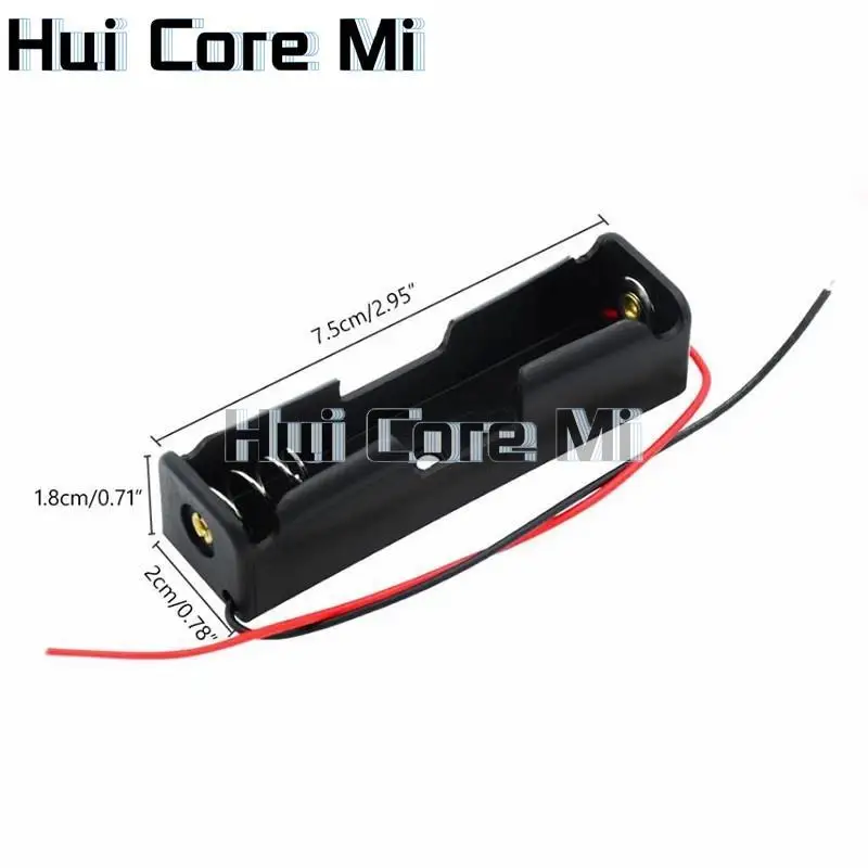 Hot Sell1X 2X 3X 4X 18650 Battery Holder Storage Box Case 1 2 3 4 Slot Battery Container With Wire Lead For Arduino DIY KIT