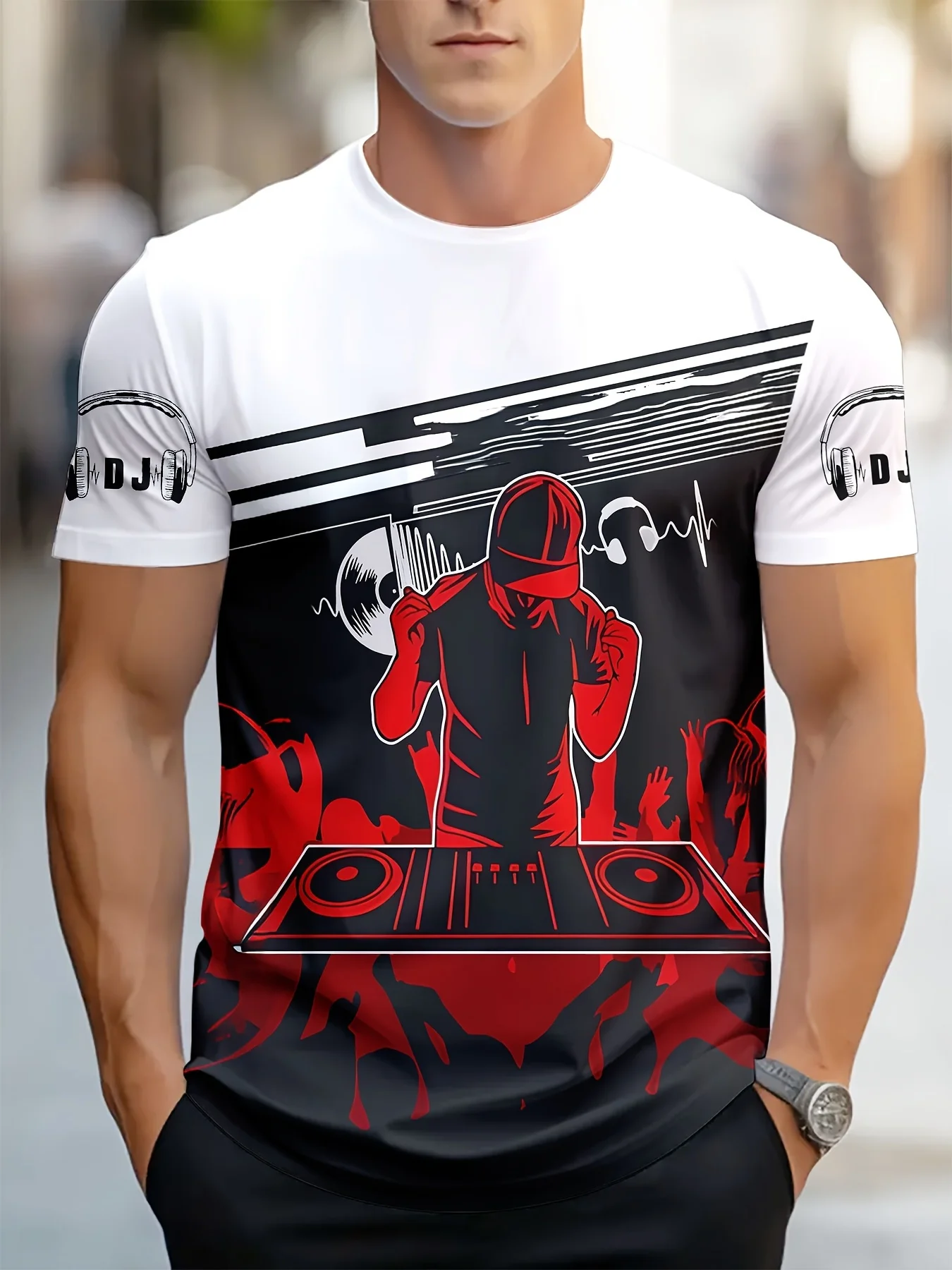 camiseta-masculina-com-estampa-musical-em-3d-para-dj-de-bar-moderna-estilosa-leve-confortavel-tecido-respiravel