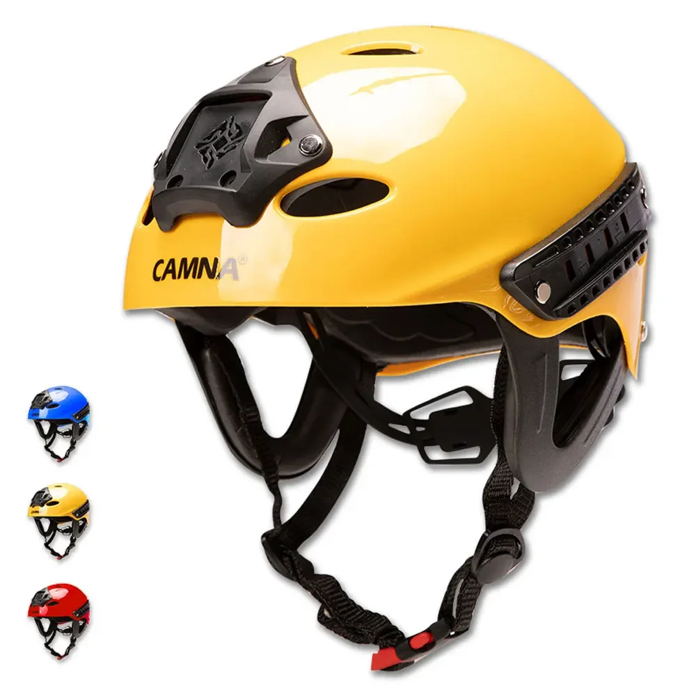 Outdoor Multi-function Rock Climbing Caving Rescue Rafting Adventure Water Sports Multi-track Ear Protection Helmet