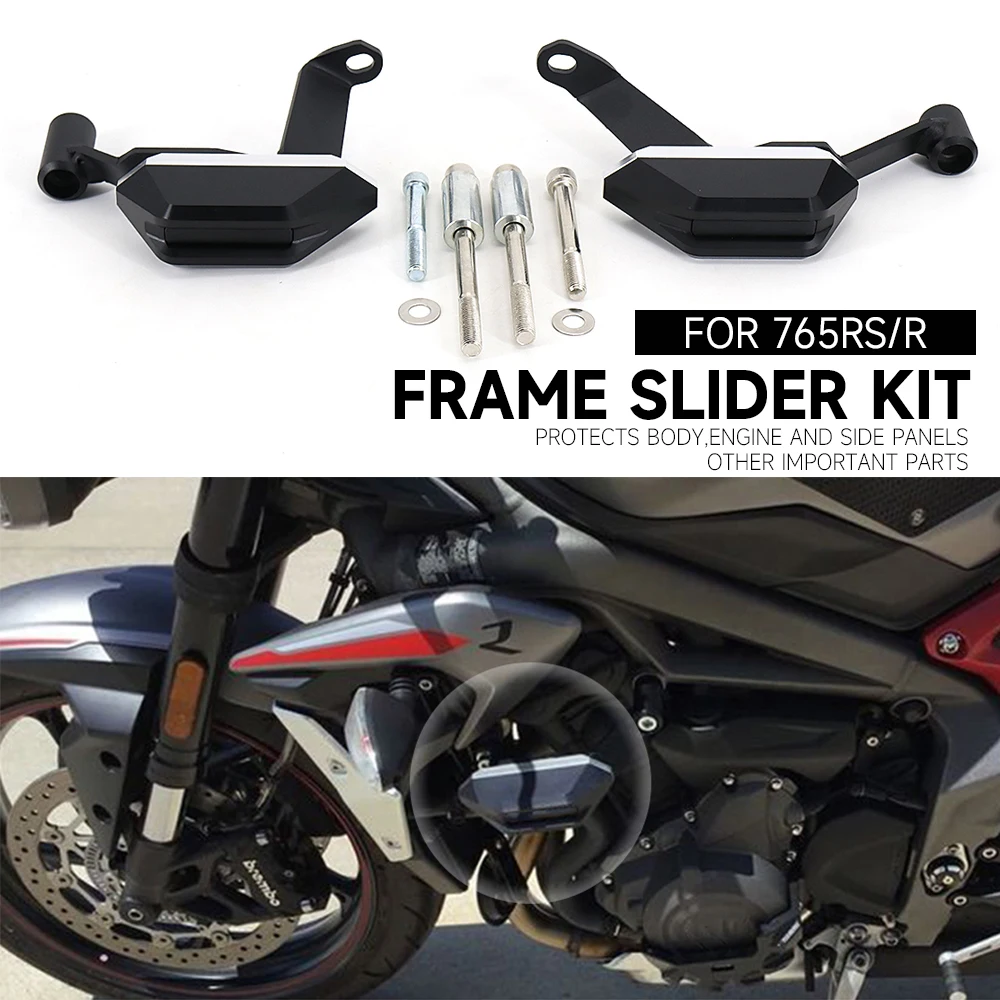 

Motorcycle Engine Guard Crash Frame Slider Kit Falling Protector FOR Street Triple 765 R S RS 765S 765R 765RS RS765 675Rx 675R