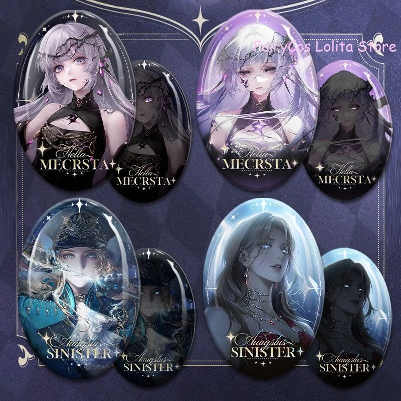 

Augustus Hella Path to Nowhere, фигурка, значок, светоотражающая матовая серебряная брошь в виде лука, подвеска для косплея, игровое украшение, подарок