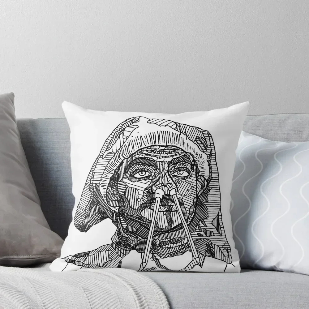 Rowan Atkinson // Blackadder Drawing Throw Pillow ornamental pillows Sofa Decorative Covers pillow