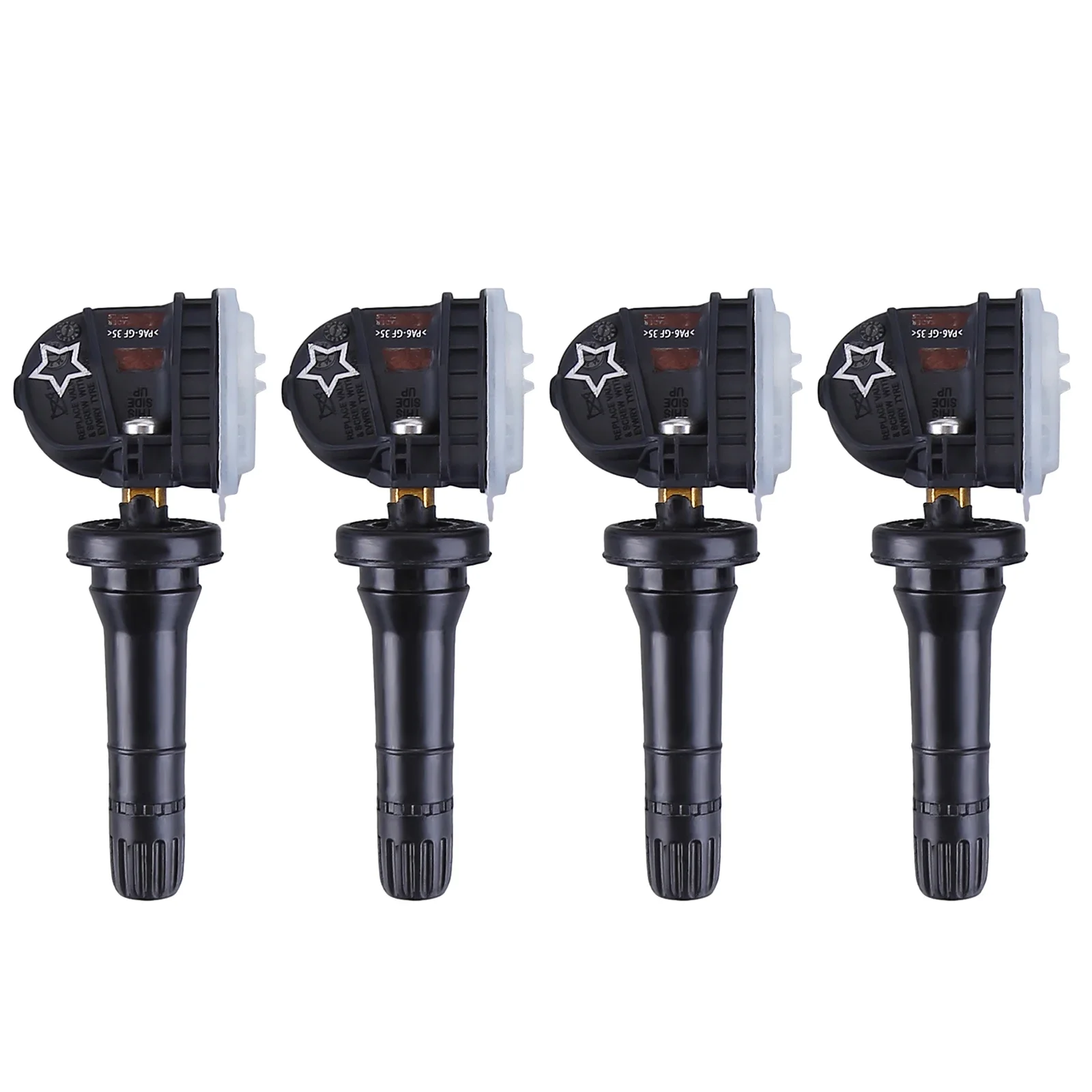 Untuk GM Chevy Pontiac Buick Snap-In SET isi 4 Sensor Tekanan Ban TPMS 13540600