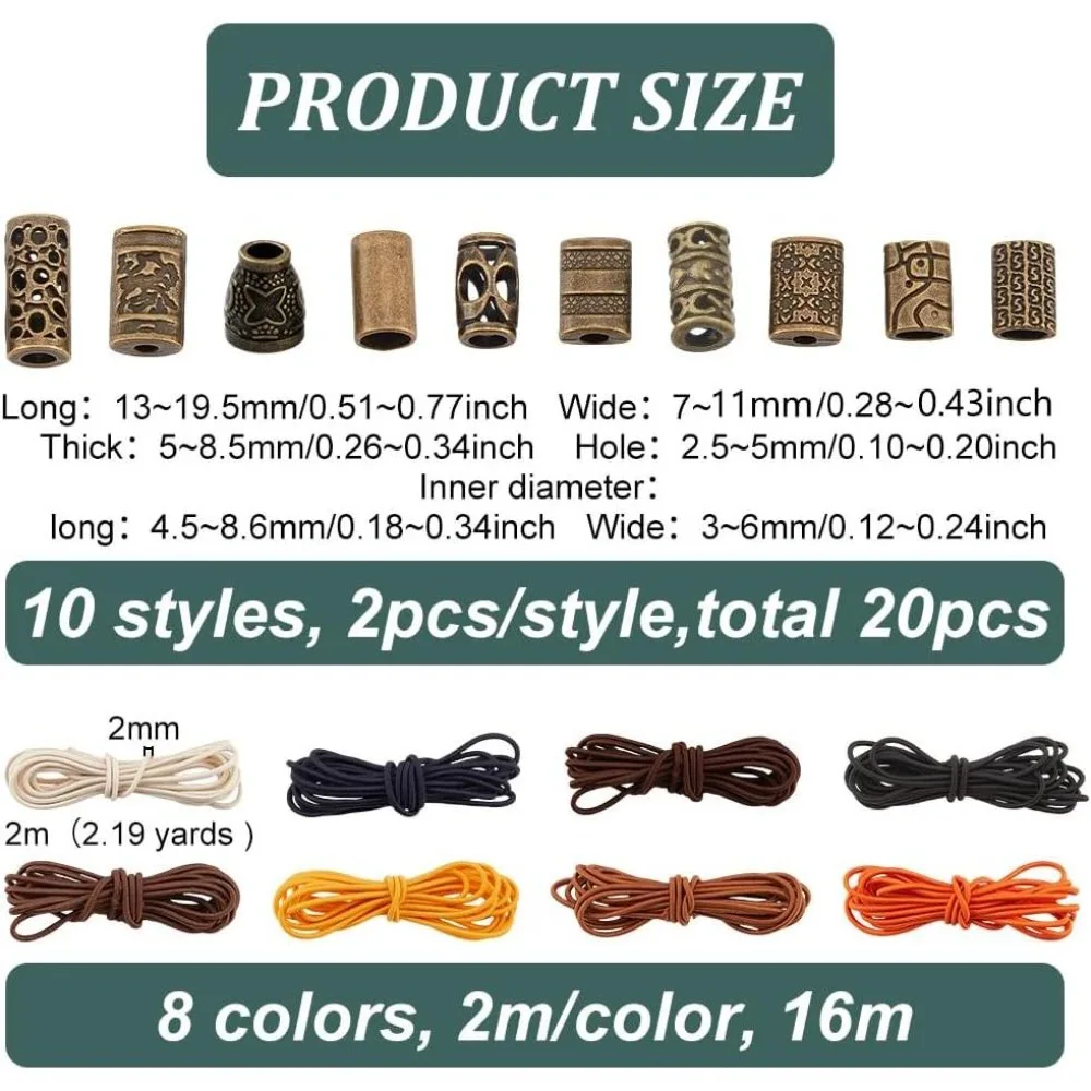 17.5 Yards Elastic Bands for Notebook Polyester Elastic Stretch Cord Traveler's Notebook Elastic Band DIY Kit with Risers