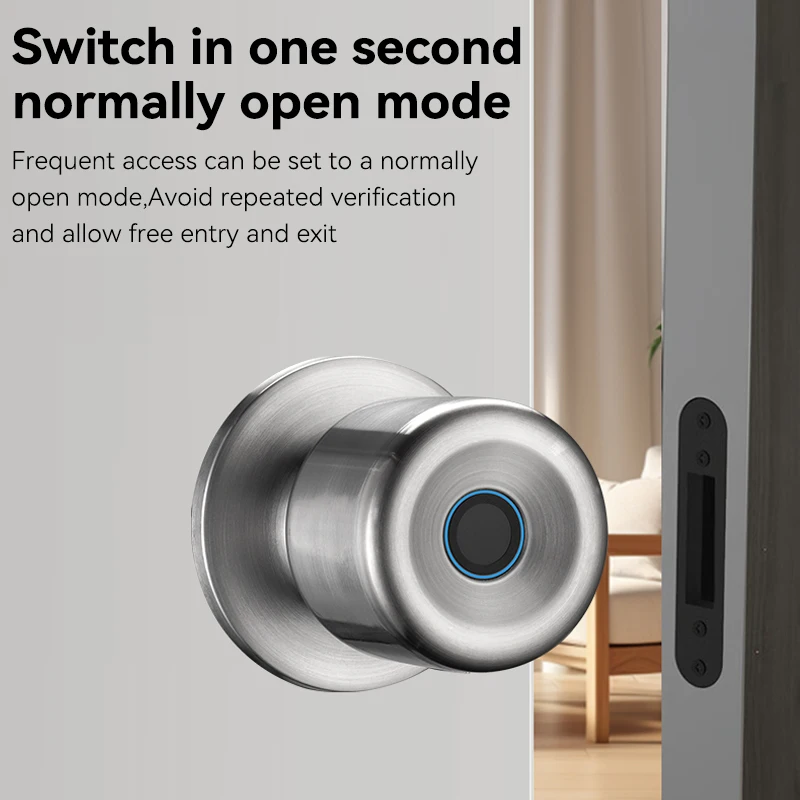 XSDTS Tuya App قفل ذكي ببصمة الإصبع مع قفل باب رقمي بلوتوث دخول بدون مفتاح شقة المنزل #5