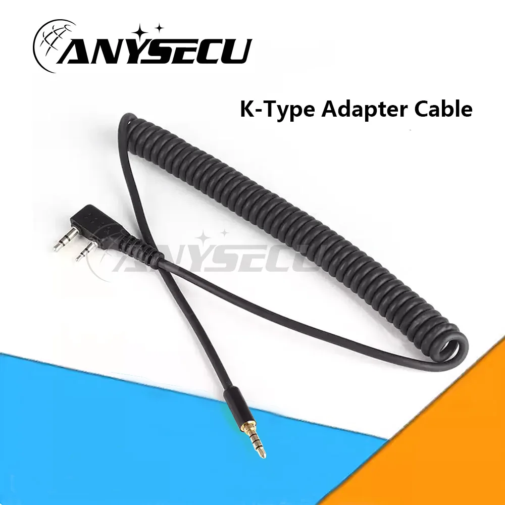 

Кабель-адаптер аудиоголовки K-head CW, тренировочное устройство, специальный аксессуар, соединительный кабель для передачи рации с кодом Морзе