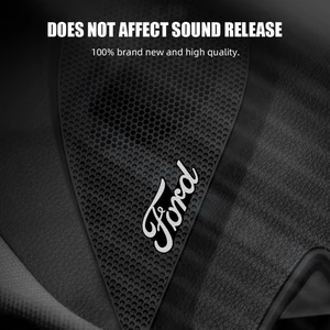 3D Hi-Fi Stereo Stereo Aluminium Emblem Aufkleber für Ford Focus Fiesta Ecosport Escort Ranger Fusion Monda Mustang 6 Hauptverkauf Mustang Lenkrad -Emblem - №1