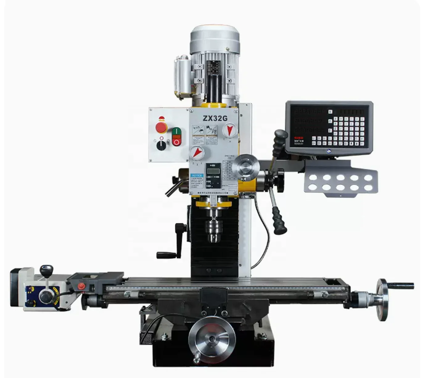 ZX32G high precision metal drill mill machine vertical drill press with DRO Tapping Drilling Milling Machine