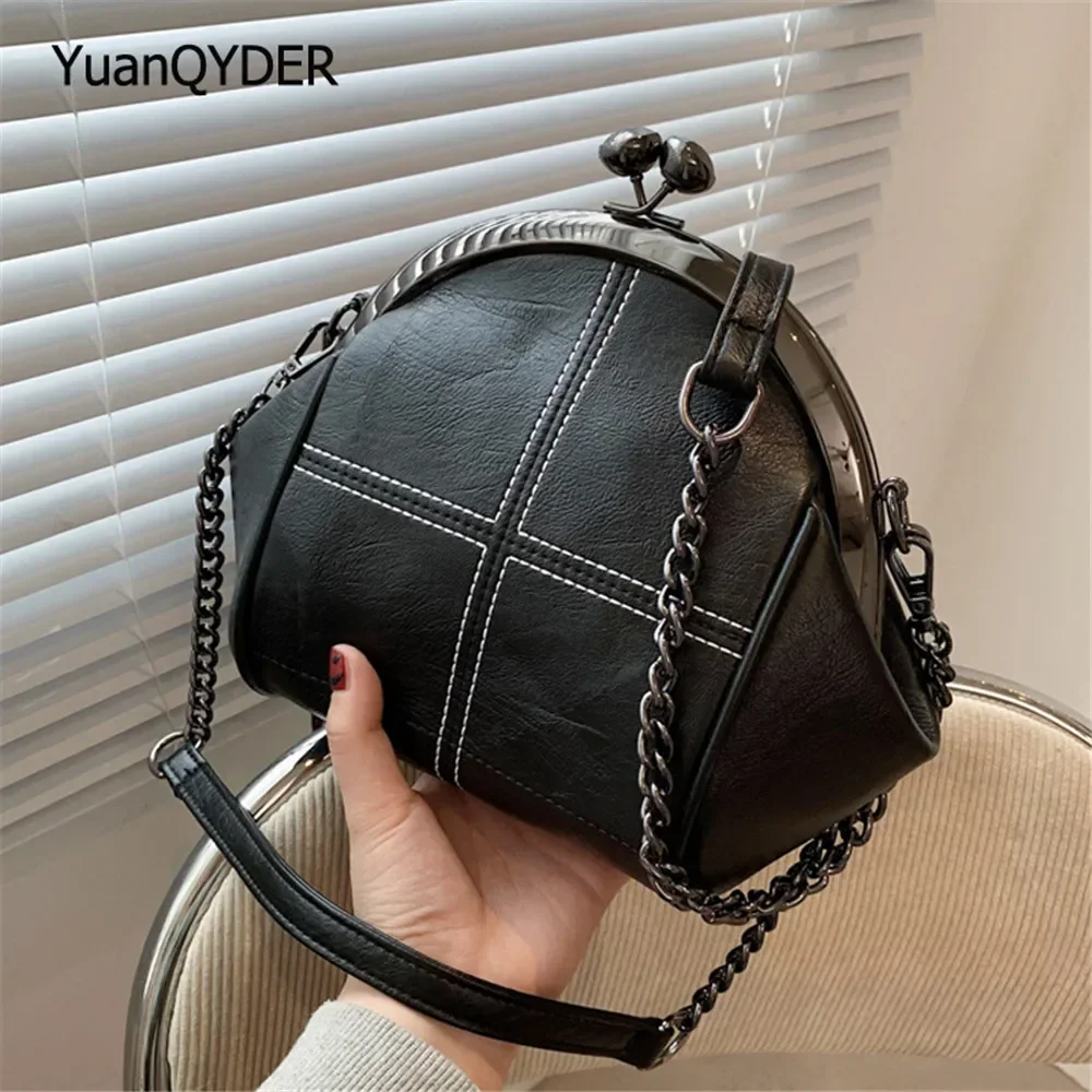 Fashion Chain Design Ladies Shoulder Bag High Quality PU Leather Women Messenger Bags Solid Color Designer Women\'s Wallet Bolsos