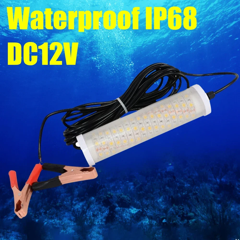 30/20/10W 150/99/48 LED Underwater Fishing Light Outdoor Lure Bait Fish Finder Submersible Underwater Night Lamp