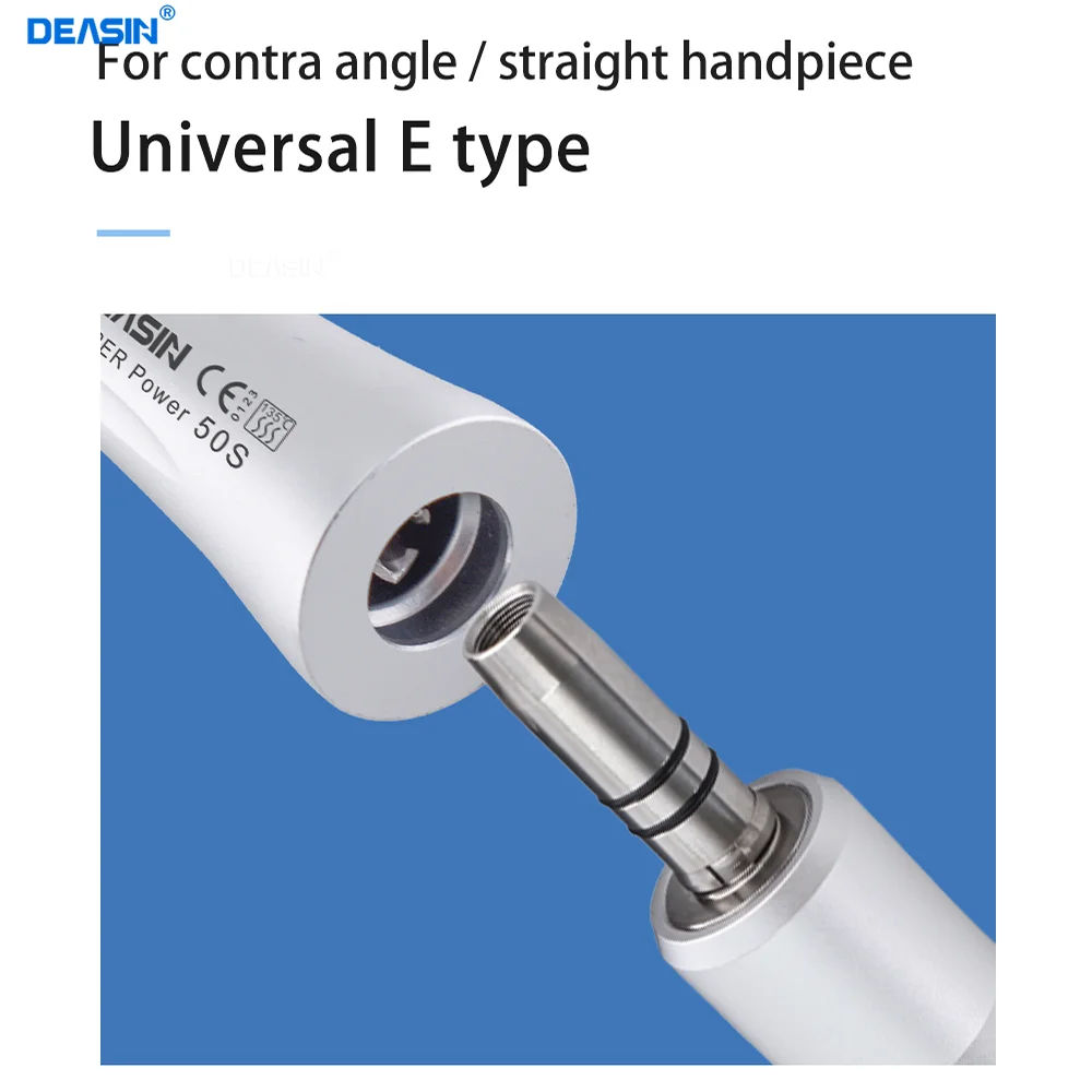 Dental Lab E-type Brushless Electric Micro Motor 50000 RPM for Straight Contra Angle Handpiece For Micromotor Polisher Supply