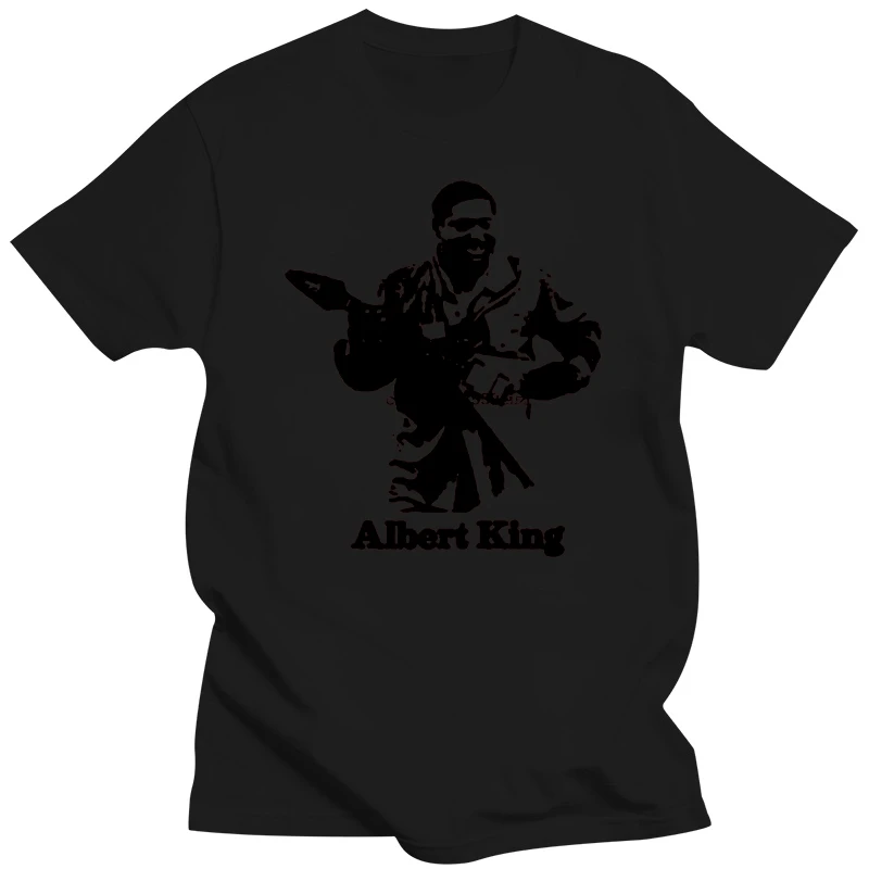 Albert King Blues Great Guitar Hand Printed Vintage Style T Shirt Rock S-3Xl Tan High Quality Tee Shirt