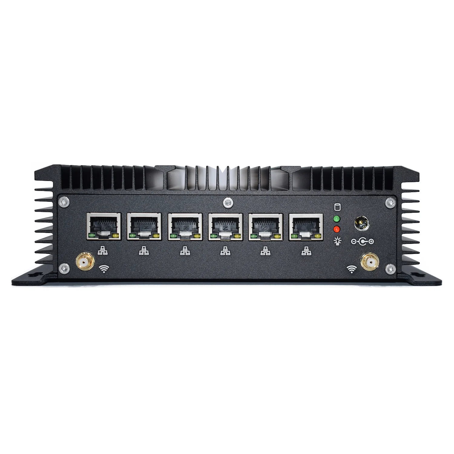 HYSTOU 2.5G LAN 코어 i7 10610U 6×Intel i225 미니 PC 팬리스 산업용 소프트 라우터 PfSense 방화벽 어플라이언스 ESXI 4K 컴퓨터