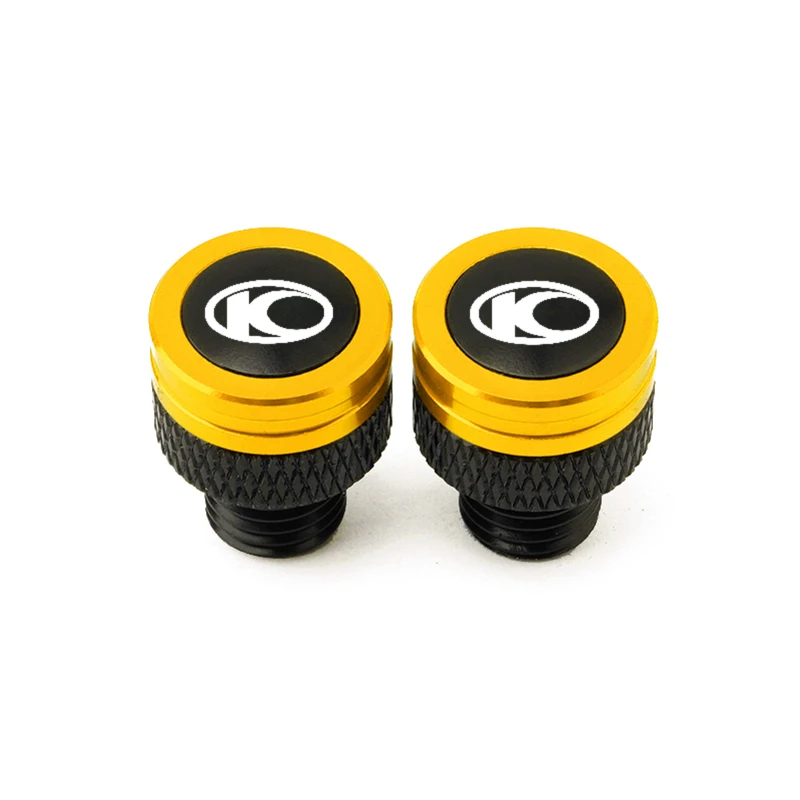 ل KYMCO Xciting 250 300 500 DOWNTOWN 350 AK550 CV3 DTX360 دراجة نارية الملحقات CNC M10 * 1.25 مرآة ثقب المقابس مسامير كوف